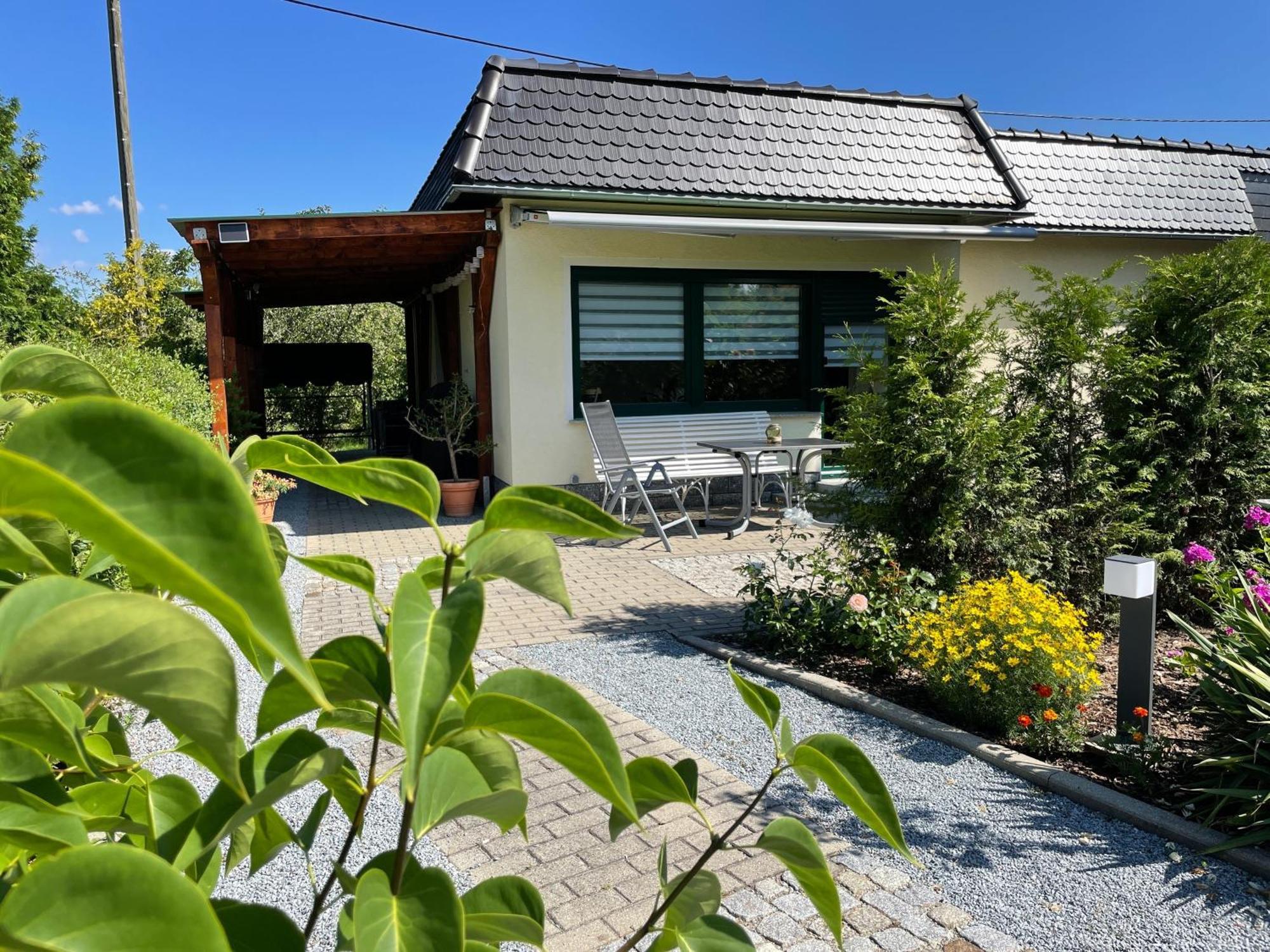 Ferienhaus Amare Mit Fasssauna, Eigener Terrasse & Kamin Bautzen Exterior foto